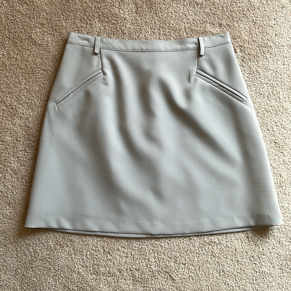Vintage Roman’s Light Grey Mini Skirt